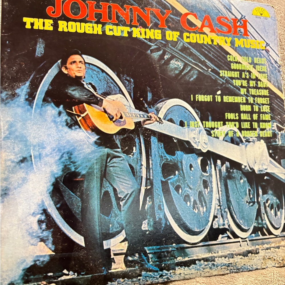 Johnny Cash The Rough Cut King of Country music  LP Vinyl Record 1970